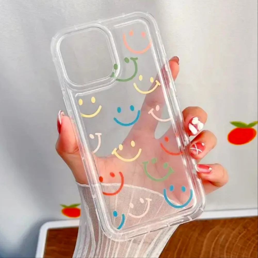 🌟Clearance🌟 new Apple IPhone 14 Pro Max Happy Face😊 Silicone Phone case